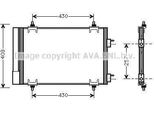 Prasco CNA5230D - Condensatore Aria Condizionata Oe 6455CY Con Essiccatore Per Berlingo, C4 (La), C4 I (Lc), 307, 307 Cc (3B), 307 Sw (3H), 308 I, 308 Sw I, Partner, Partner Tepee