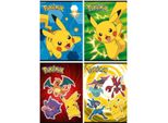 Taccuino A5 16K Line Laminato A Doppio Colore Pokemon