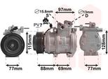 Van Wezel 8300K124 - Compressore Aria Condizionata Oe 97701 3E050 Per Sorento I (Jc)