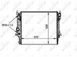Nrf 53805 - Radiatore Oe C2C1448, Raffreddamento Motore Per S-Type (X200), Xf (X250), Xj (X350, X358)