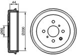 Bosch 0 986 477 148 - Oe 4247 48 Tamburo Del Freno Per C1 (Pm, Pn), C1 Ii (Pa, Ps), 108, Aygo (B1), Aygo (B4)