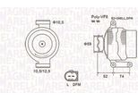 Magneti Marelli 063731928010 - Alternatore Per Jumper, Ducato, Transit Tourneo, Transit, Boxer