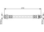 Bosch 1 987 476 913 - Tubo Freno Oe 4806 A1 Per C2 (Jm), C2 Enterprise (Jg), C3 I (Fc, Fn), C3 Pluriel (Hb), C4 (La), C4 I (Lc), C4 Ii (Nc), DS4, DS4 (Nx), 1007 (Km), 3008 (0U), 307, 307 Cc (3B), 307 Sw (3H), 308 Cc (4B), 308 I, 308 Sw I, Rcz