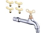Inf Rubinetto Lavatrice Antifurto In Lega Con Chiave E Nucleo In Ottone