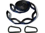 Inf 2 Pezzi Cinghie Amaca Da Campeggio Portatili Blu Con 2 Fibbie Nere