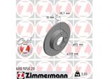 Zimmermann 600.1050.20 - Disco Freno Per Cordoba (6K), Ibiza (6K), Jetta Ii (165, 19E, 1G2), Passat (35I), Polo (80, 86C), Polo (6V)