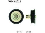 Skf Vkm 61011 - Puleggia Folle Oe 88440 16050, Cinghia A V Per Starlet (P9)