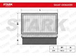Stark SKAF-0060091 - Filtro Aria Oe 1654600Q2M Per Juke (F15), Micra Iii (K12), Note (E11, NE11), Note (E12), Tiida (C11), Clio Ii, Clio Iii, Modus (F/JP0)