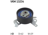 Skf Vkm 13234 Rullo Tenditore, Cinghia Dentata Oe 9643329680 Compatibile Con C4Er, C4, C5, C8, Evasion, Jumpy, Xsara, Scudo, Ulysse, Phedra, Zeta, 206, 307, 406, 407, 607, 807, Expert
