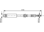 Bosch 1 987 476 993 - Tubo Freno Oe 1201141 Per Fiesta V, 2 (Dy)