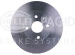 Hella 8DD 355 110-861 - Oe B26Y26251L1 Disco Freno Per 323 (Bj)