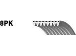 Snr CA8PK1173 - Cinghia Oe RF5C 15 909A Con Nervatura A V Per 5 (CR19), 6 (G)