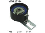 Skf Vkm 13314 - Oe 16 069 481 80 Puleggia Tenditore, Cinghia Di Distribuzione Per C3 Ii (Sc), Fiesta Vi, 2008 I (Cu), 206+, 208 I (Ca, Cc)