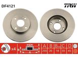 Trw DF4121 - Disco Freno Oe NA75 33 25X Per MX-5 Ii (Nb), MX-5 I (Na)