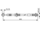 Bosch 1 987 476 364 - Tubo Freno Oe 46211 AV01A Per Primera (P12)