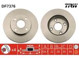 Trw DF7376 - Disco Freno Oe B461 33 25XF Per 323 (Ba)
