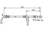 Bosch 1 987 481 044 - Oe 01464 S9A 000 Tubo Freno Per CR-V Ii (Rd)