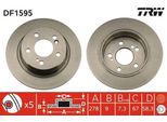 Trw DF1595 - Oe A 129 423 00 12 Disco Freno Per Sl (R129)