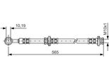 Bosch 1 987 476 132 - Tubo Freno Oe 46210 5M316 Per Almera Ii (N16)
