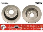 Trw DF2794 - Oe A 638 423 01 12 Disco Freno Per Classe V (638/2), Vito (W638)