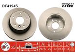 Trw DF4194S - Disco Freno Oe SDB000380 Per Discovery Ii (L318)