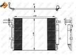 Nrf 350330 - Condensatore Aria Condizionata Oe JRB500250 Con Essiccatore Per Range Rover Sport (L320), Discovery Iv (L319)