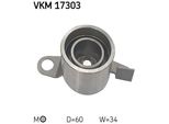 Skf Vkm 17303 - Puleggia Tenditore Oe Lhp 100840, Cinghia Di Distribuzione Per Freelander (L314)