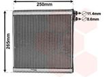 Van Wezel 1700V442 - Evaporatore Oe 77364087, Impianto Di Climatizzazione Per Jumper, Ducato, Boxer