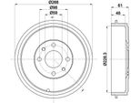 Hella 8DT 355 301-091 - Oe 1608945480 Tamburo Del Freno Per Nemo, Bipper (Aa)
