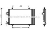 Prasco PEA5193D - Condensatore Aria Condizionata Oe 6453EC Con Essiccatore Per Xsara, 406, 607 (9D, 9U)