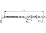 Bosch 1 987 481 685 - Tubo Freno Oe 4806 K5 Per C5 Iii (Rd), C5 Iii (Rw), C6 (Td), 407, 508 (8D), 508 (8E)
