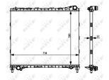 Nrf 59174 - Radiatore Oe LR034553, Raffreddamento Motore Per Range Rover Iv (L405), Range Rover Sport (L494)