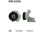 Skf Vkm 61026 - Oe 16620 0W100 Puleggia Tenditore, Cinghia A V Per Gs (S16), Gs (S19), Ls (F3), Lx (UZJ100)
