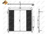 Nrf 350336 - Condensatore Aria Condizionata Oe CPLA19C600AD Con Essiccatore Per Range Rover Sport (L494), Range Rover Iv (L405)