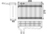 Mahle Ae 82 000S - Oe 6444 C6 Evaporatore, Impianto Di Climatizzazione Per Xsara, 206+, 206 Van, 206 Sw (2E/K), 206 (2E/K), 206 (2A/C), 206 Cc (2D)