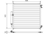 Valeo 814053 - Condensatore Aria Condizionata Oe LR035791 Con Essiccatore Per Range Rover Iv (L405), Range Rover Sport (L494)