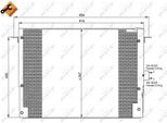Nrf 35657 - Condensatore Aria Condizionata Oe AWR1624 Per Range Rover Ii (P38A)