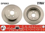 Trw DF6063 - Oe 42431 30290 Disco Freno Per Gs (S19), Is C (GSE2), Is Ii (E2), Is Iii (E3)