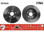 Trw DF4204 - Disco Freno Oe 43512 48031 Per Rx (MCU15), Camry (V3), Previa (R3)
