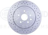 Hella 8DD 355 116-511 - Oe 424310W030 Disco Freno Per Is Ii (E2)