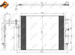 Nrf 350217 - Condensatore Aria Condizionata Oe JRB500040 Con Essiccatore Per Discovery Iii (L319), Discovery Iv (L319)