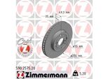 Zimmermann 590.2575.20 - Disco Freno Per Corolla (E12), Corolla Verso (E12)
