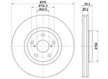 Hella 8DD 355 122-241 - Oe 4351250190 Disco Freno Per Ls (F3)