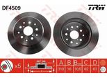 Trw DF4509 - Oe 42431 30260 Disco Freno Per Gs (S16), Is I (E1), Is Sportcross (E1)