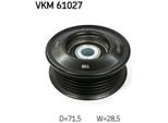 Skf Vkm 61027 - Oe 16604 50030 Puleggia Folle, Cinghia A V Per Gs (S16), Gs (S19), Ls (F3), Lx (UZJ100)