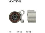 Skf Vkm 71701 - Oe 13505 62070 Puleggia Tendicinghia, Cinghia Di Distribuzione Per 4 Runner