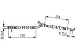 Bosch 1 987 481 597 - Oe GJ6E 43 980C Tubo Freno Per 6 (G)