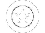 Trw DF8335 - Oe 42431 78010 Disco Freno Per Es (A10, H10, Z10), Nx (Z1), Ux (AA1, AH1, MA1), C-HR (X1), Camry (V7), Rav 4 V (A5)