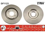 Trw DF1123 - Oe 95 667 810 Disco Freno Per Xsara, Zx (N2), 405 Ii
