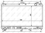 Nrf 53977 - Radiatore Oe BP6H15200, Raffreddamento Motore Per MX-5 Ii (Nb)